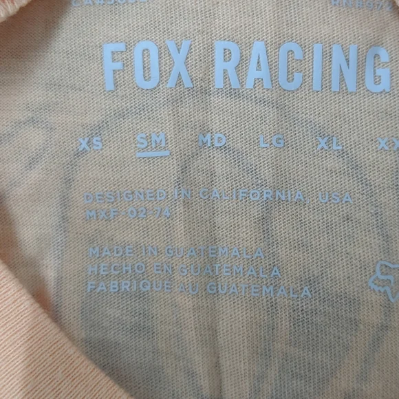 Fox Racing Peach Tee - Picture 3 of 4